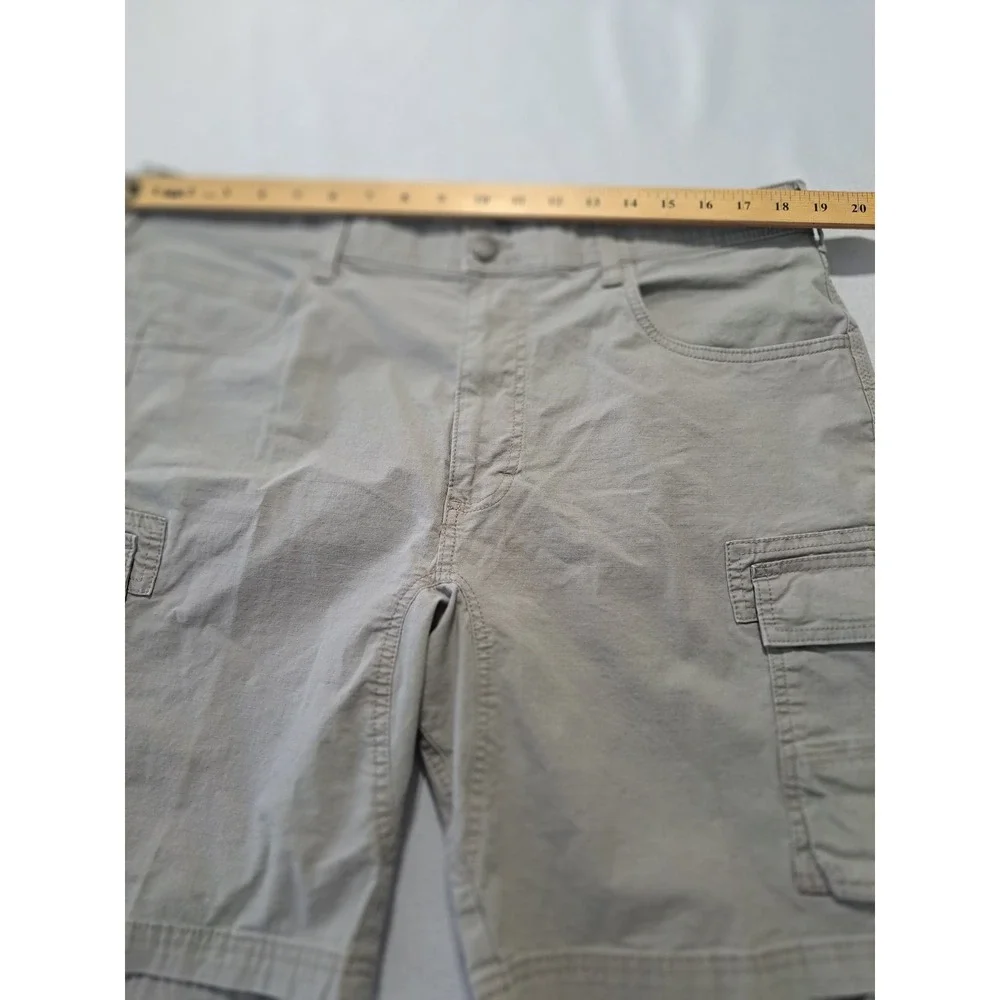 RedHead Mens Gray Ripstop Cargo Shorts Size 38 Cotton Blend Outdoor Hiking